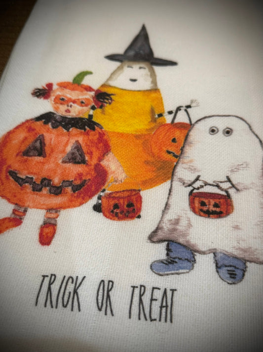 Halloween Trio Dish Towel