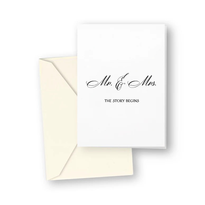 Mr & Mrs Card set