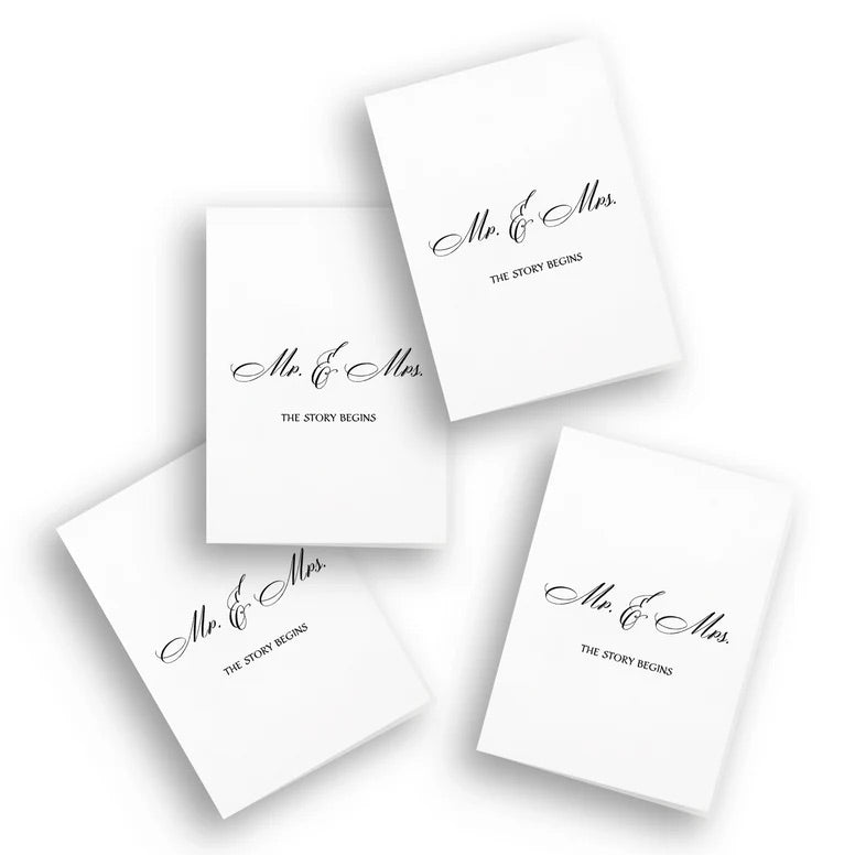 Mr & Mrs Card set