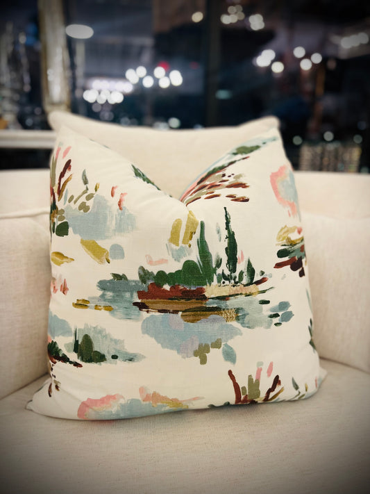 Water Color Designer Pillow