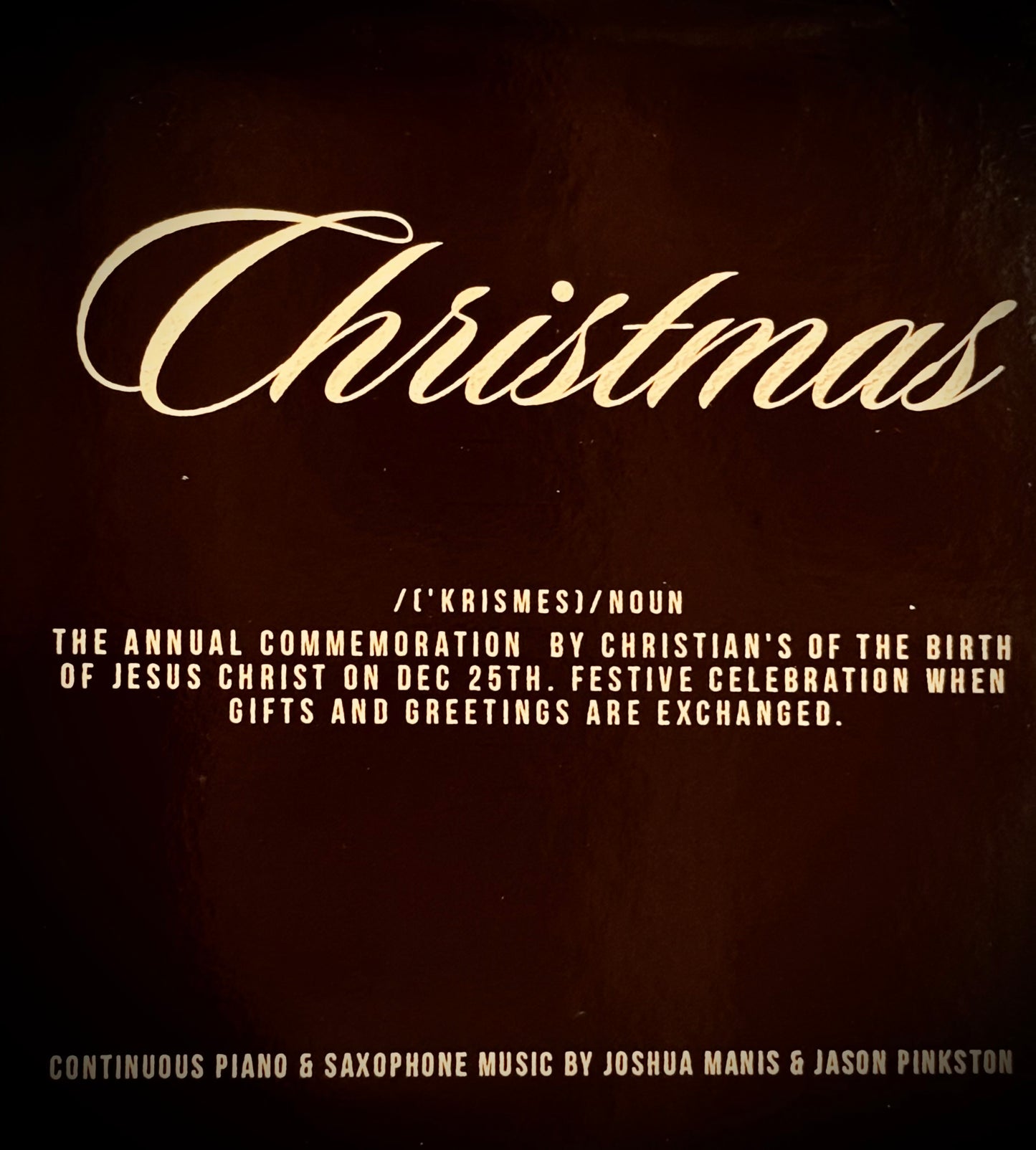 Christmas CD