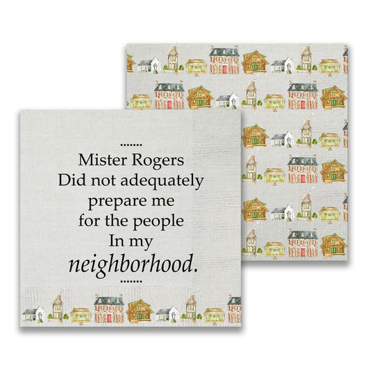 Mister Rogers Cocktail Napkins