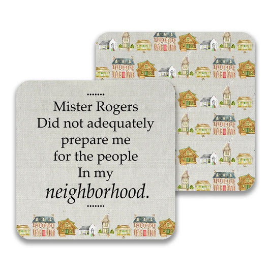 Mister Rogers Disposal Coasters