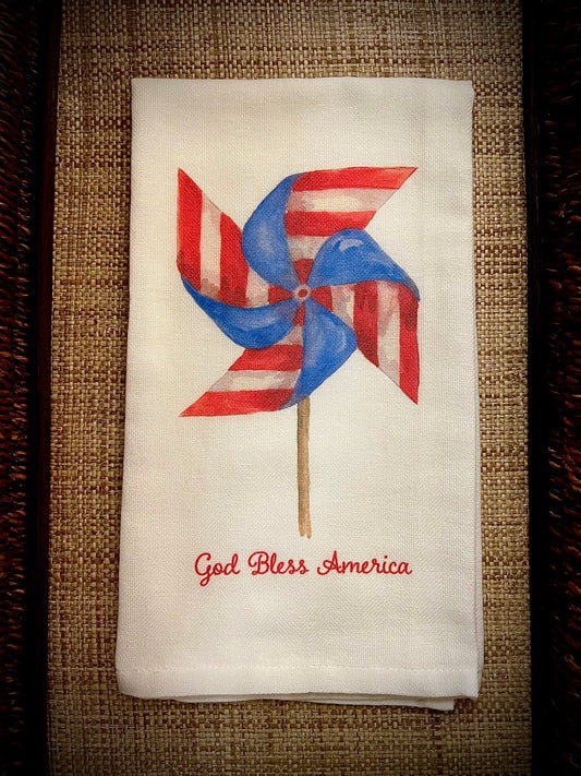 Pinwheel Americana Kitchen Towel